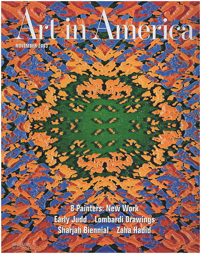 Baker, Elizabeth C. (editor) - Art in America (November 2003, No 11)