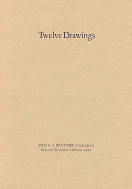Bruntjen, Sven H. A. - Twelve Drawings from Sven H.A. Bruntjen Fine Arts