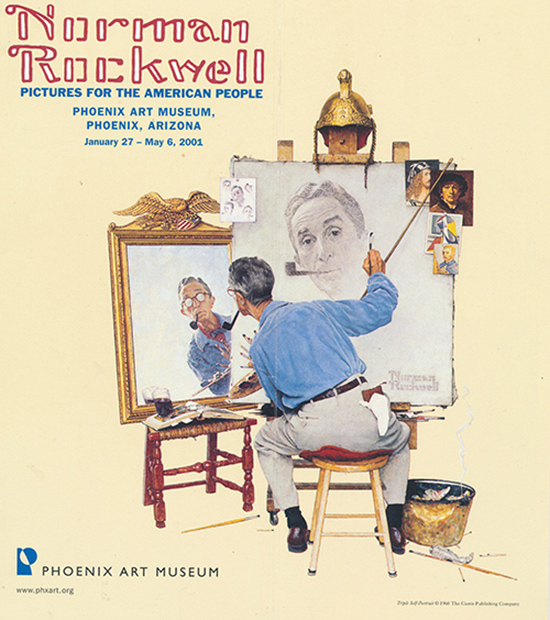Rockwell, Norman - Norman Rockwell Pictures for the American People (2 Brochures from the Phoenix Art Museum Exhibition)