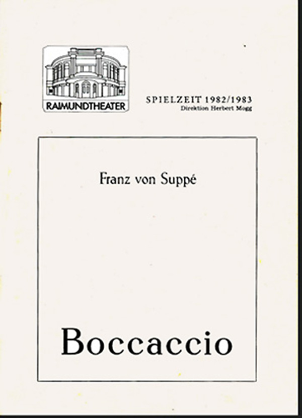 Suppe, Franz von - Boccaccio (Spielzeit 1982/1983 )