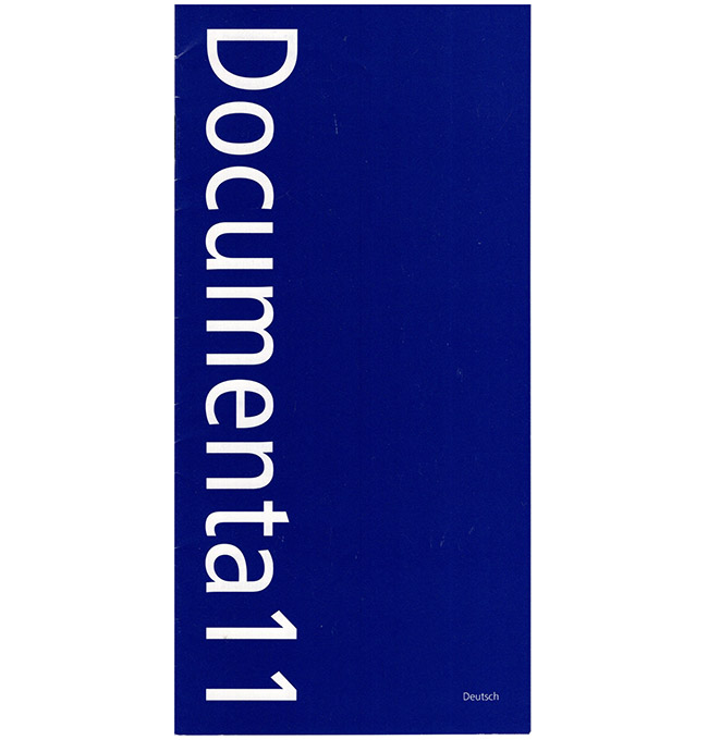 Documenta11 - Documenta11_platform 5 (Deutsch Brochure)