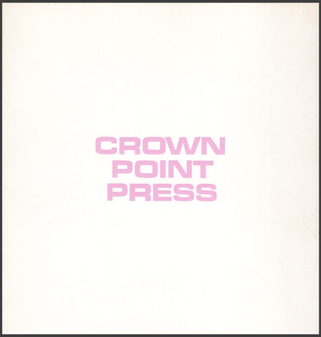 Brown, Kathan - Crown Point Press at the San Francisco Art Institute, 1972