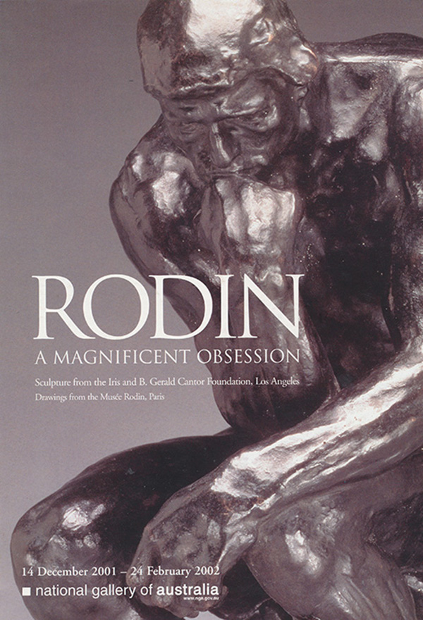 National Gallery of Australia - Rodin: A Magnificent Obsession (Exhibition Poster, National Gallery of Australia)