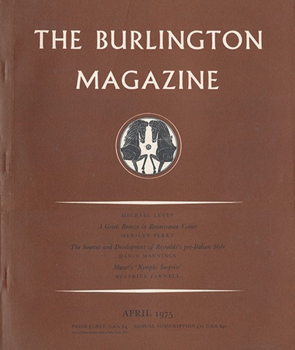Nicolson, Benedict (editor) - The Burlington Magazine (April 1975)