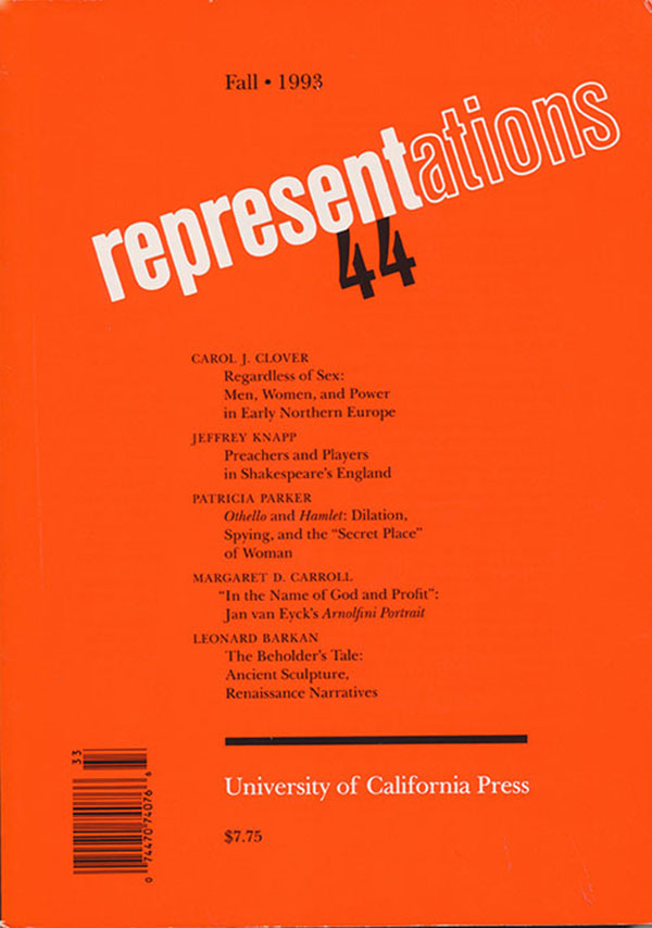 Alpers, Svetlana; Greenblatt, Stephen (editors) - Representations 44 (Fall 1993)