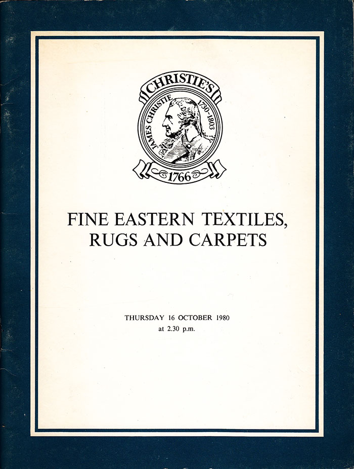 Christie's - Fine Eastern Textiles, Rugs and Carpets (Christie's 16 October 1980)