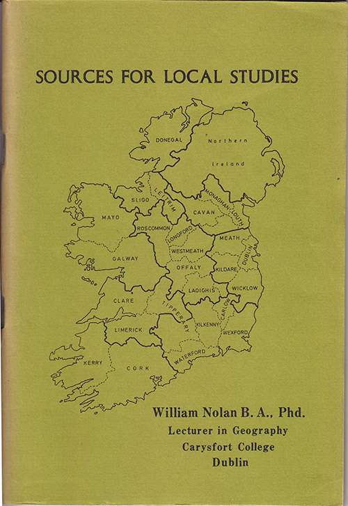 Nolan, William - Sources for Local Studies (in the Republic of Ireland)