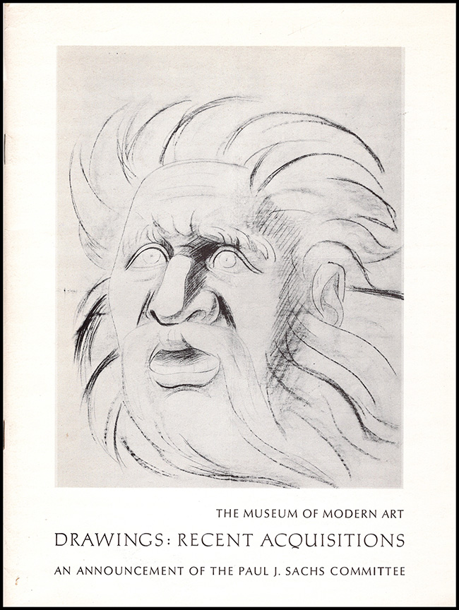 The Museum of Modern Art - Drawings: Recent Acquisitions: An Announcement of the Paul J. Sachs Committee