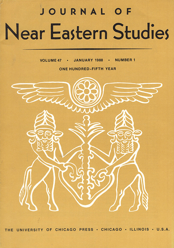 Biggs, Robert D. (editor) - Journal of Near Eastern Studies (Vol 47, January 1988, No. 1)