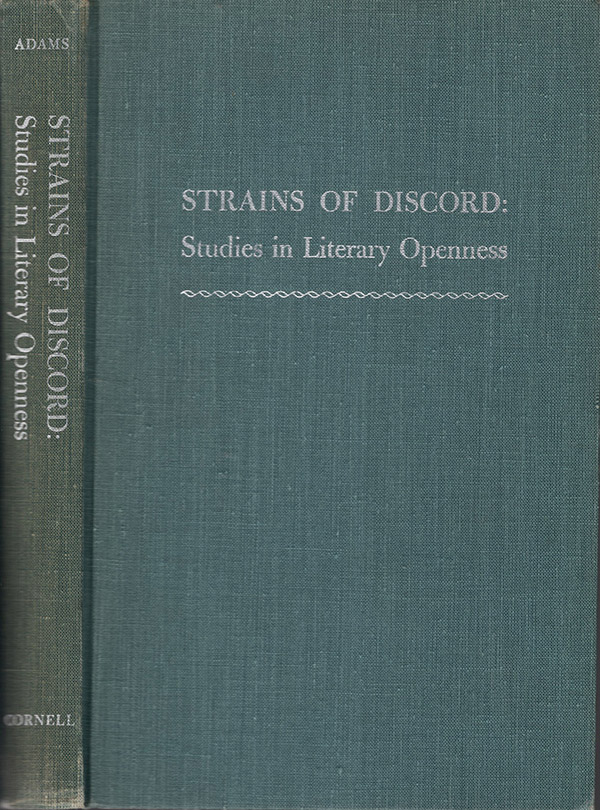 Adams, Robert M. - Strains of Discord: Studies in Literary Openness