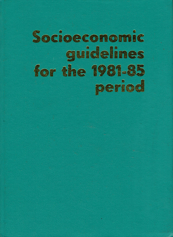 Communist Party of Cuba - Communist Cuba: Socioeconomic Guidelines for the 1981-85 Period