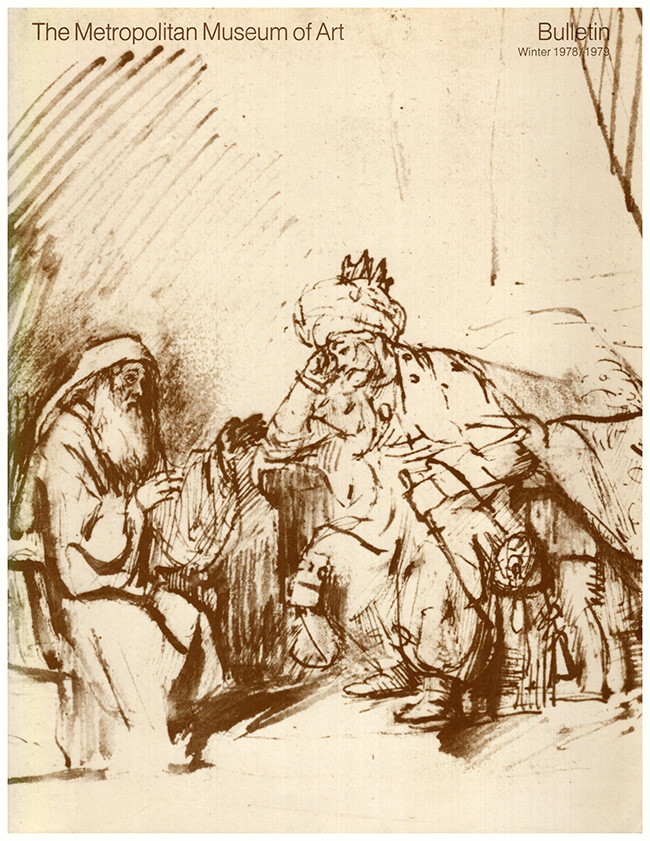 Mayor, A. Hyatt - Rembrandt and the Bible (Metropolitan Museum of Art Bulletin, Vol XXXVI, No 3, Winter 1978/1979)