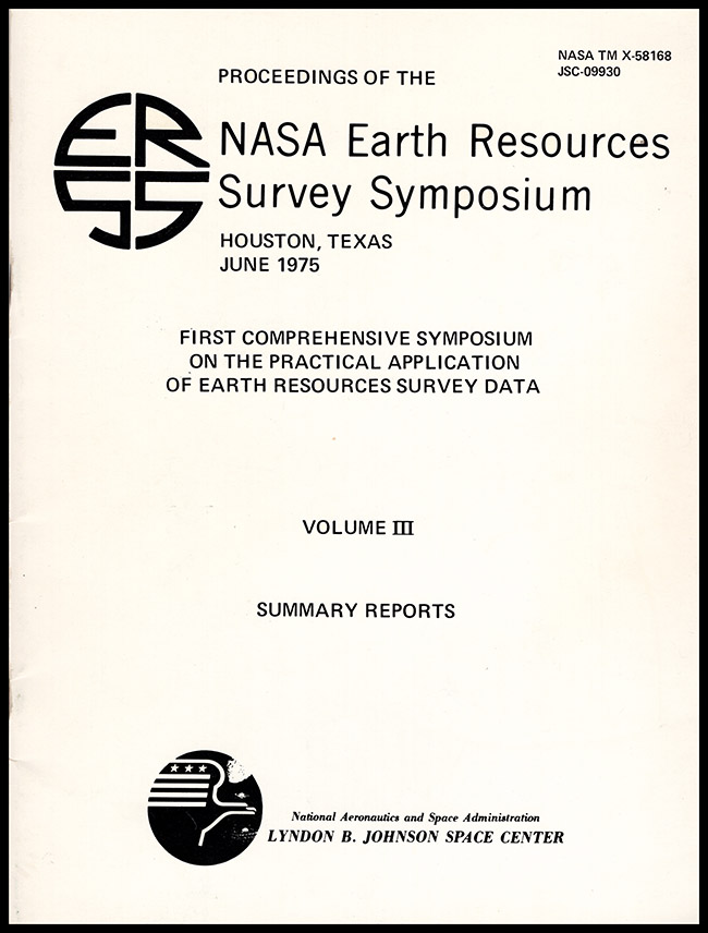 Mathews, Charles W. et al - Nasa Earth Resources Survey Symposium: First Comprehensive Symposium on the Practical Application of Earth Resources Survey Data (Volume III)