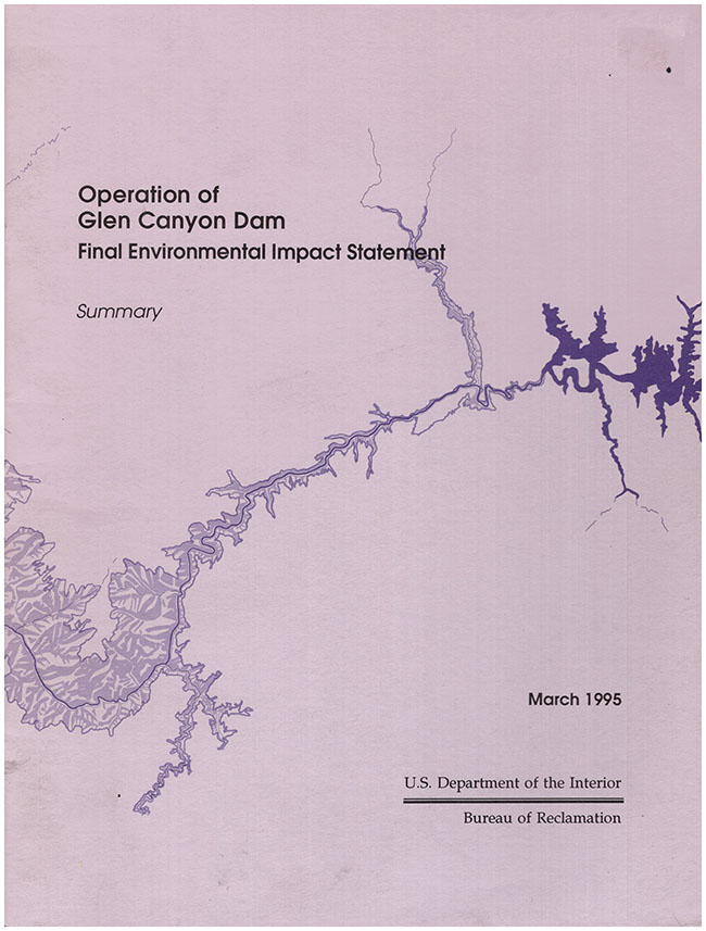 Calhoun, Charles A. (Introduction) - Operation of Glen Canyon Dam - Final Environmental Impact Statement (Summary)