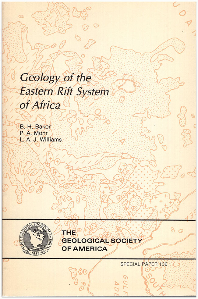Baker, B. H.; Mohr, P. A.; Williams, L. A. J - Geology of the Eastern Rift System of Africa (the Geological Society of America, Special Paper 136)