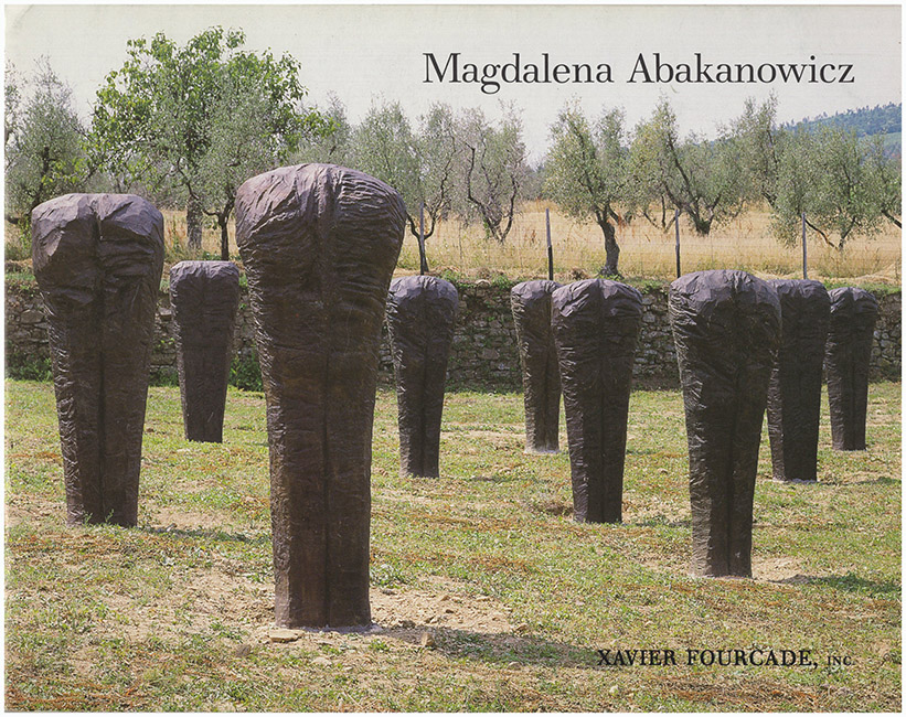 Abakanowicz, Magadalena - Magdalena Abakanowicz: About Men, Sculpture 1974-1985 (September 19-October 12, 1985)