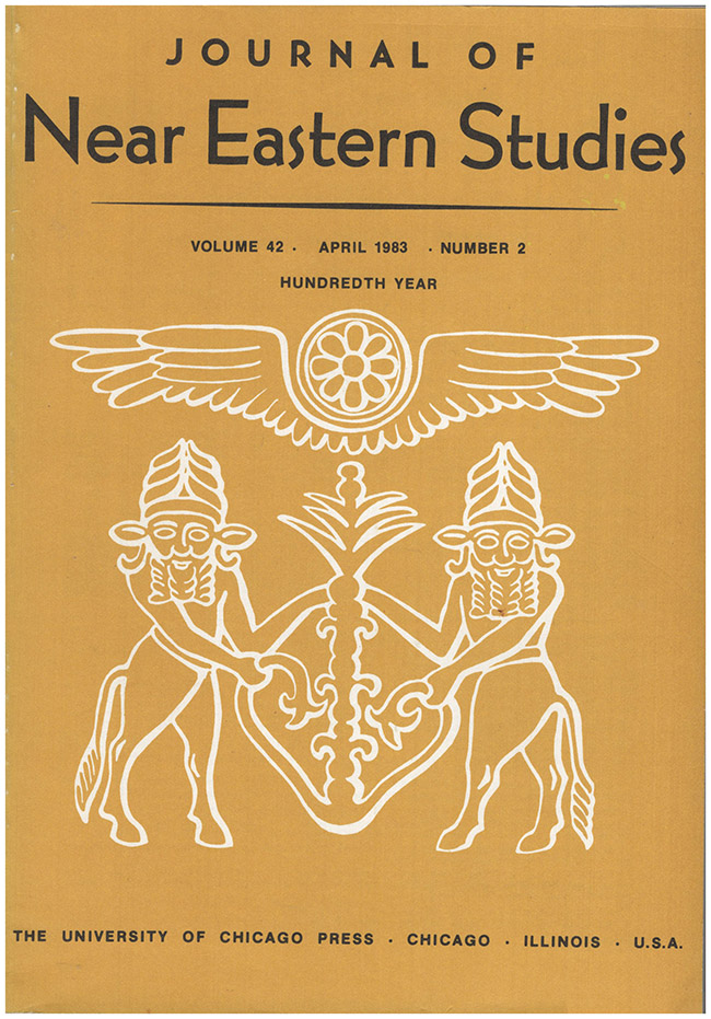 Biggs, Robert D. (editor) - Journal of Near Eastern Studies (Vol 42, April 1983, No. 2)