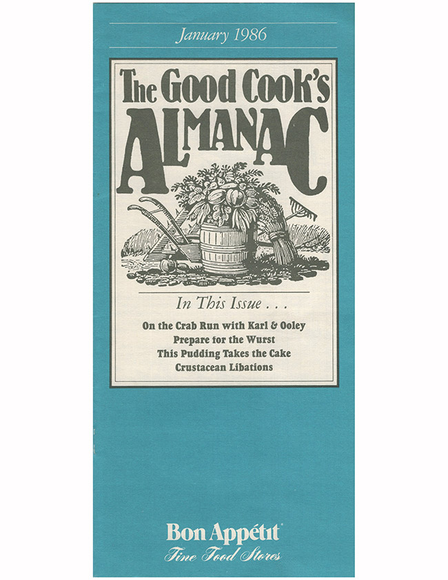 Bon Appetit - The Good Cook's Almanac (January Through October 1986)