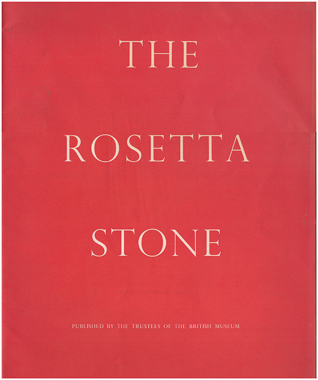 Budge, Ernest Alfred Wallis - The Rosetta Stone