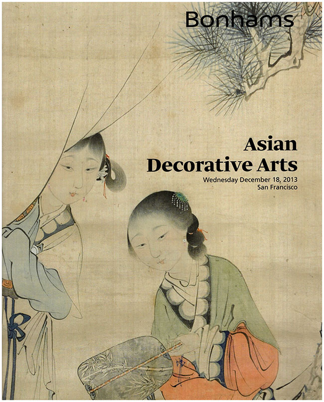 Bonhams - Bonhams: Asian Decorative Arts (Wed. December 18, 2013, San Francisco)