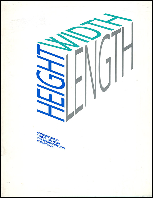 Beesch, Ruth K. - Height X Width X Length: