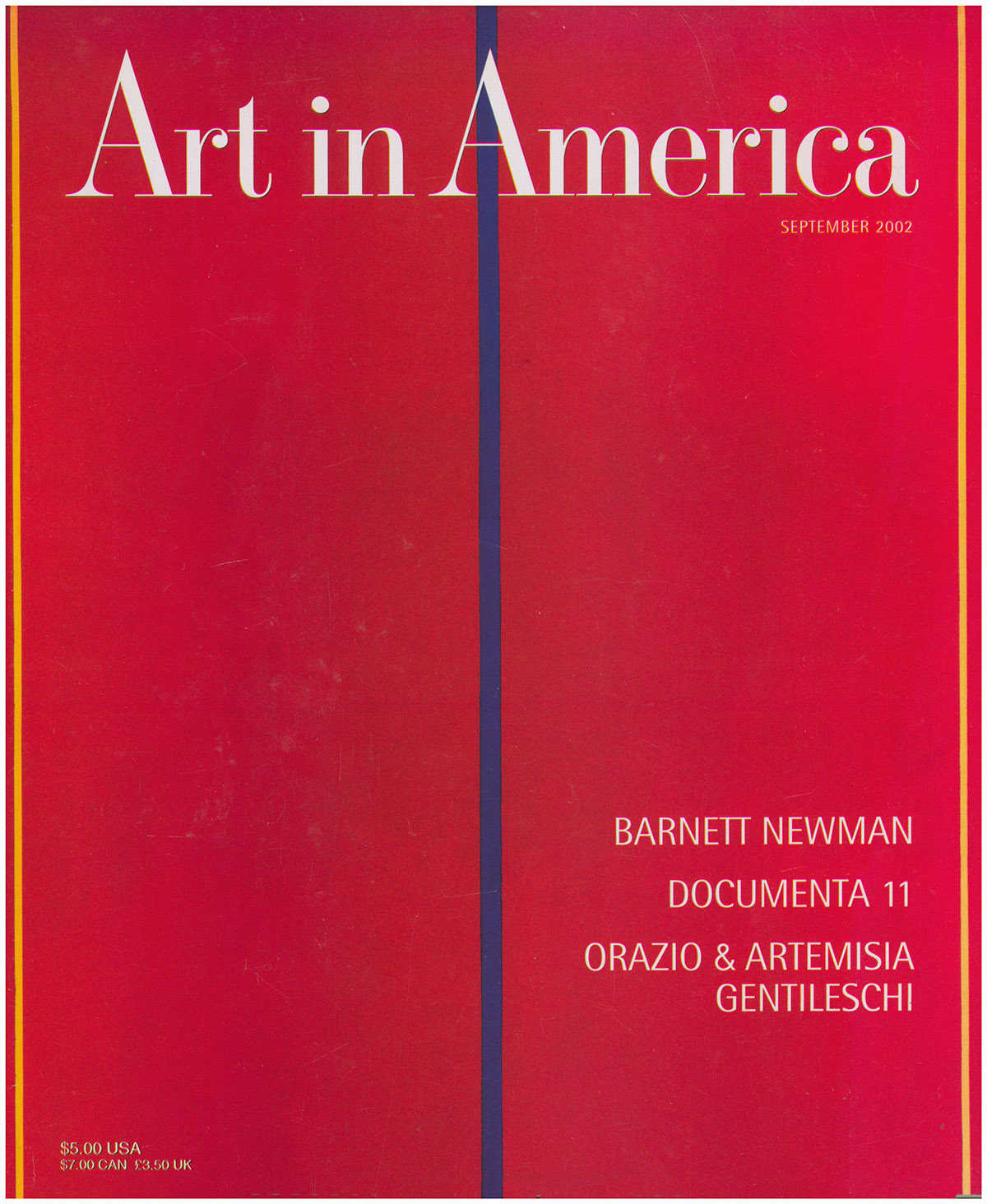 Baker, Elizabeth C. (editor) - Art in America (Vol. 90, No. 9, September 2002)