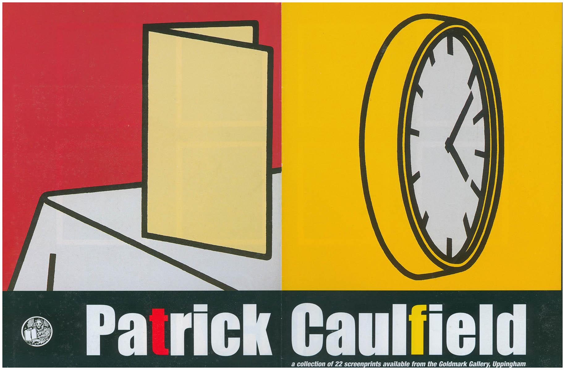 Caulfield, Patrick - Advertising for Patrick Caulfield (Goldmark Gallery)