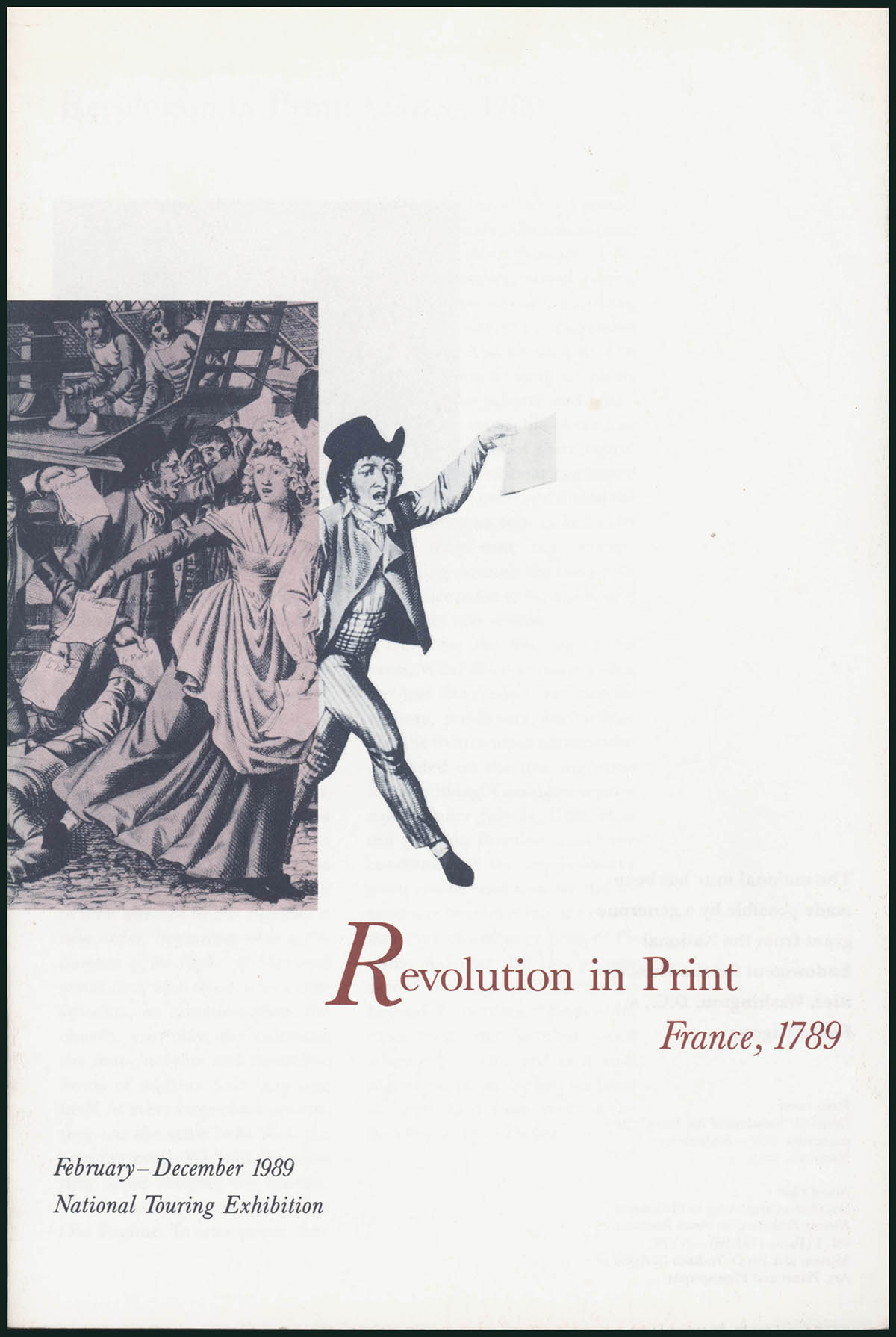 New York Public Library - Exhibition Booklet: Revolution in Print, France, 1789