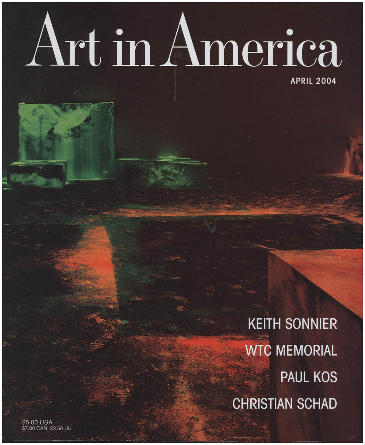 Baker, Elizabeth C. - Art in America (April 2004, No. 4): Keith Sonnier, Wtc Memorial, Paul Kos, Christian Schad