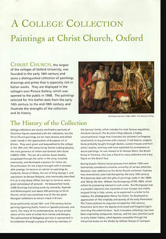 Baker, Christopher - A College Collection: Paintings at Christ Church, Oxford